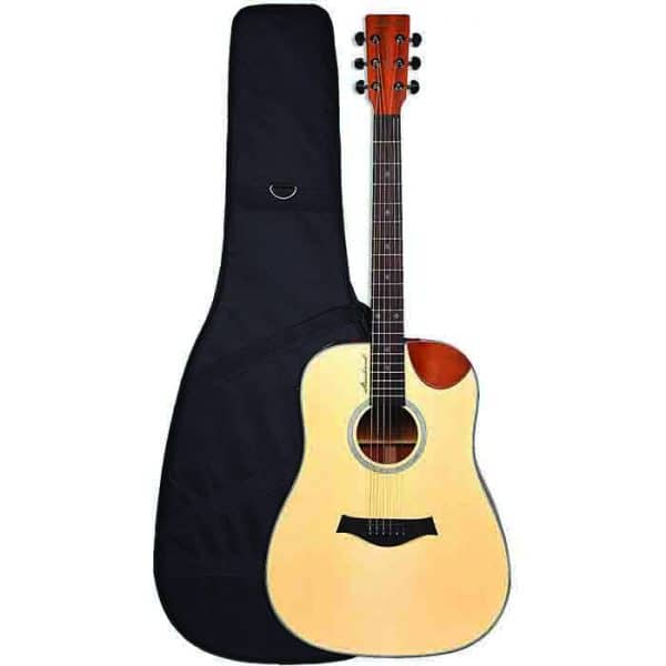 Slowhand Semi Acoustic Dreadnought 41" With Hard Case