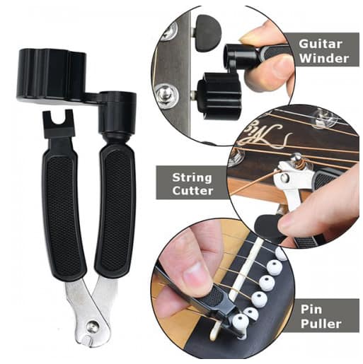 3in1 Guitar String Winder