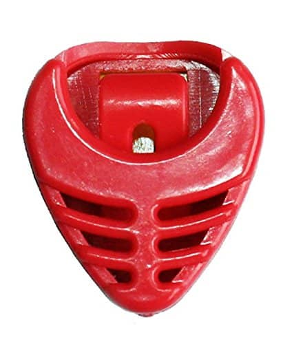 Red Guitar Pick Holder