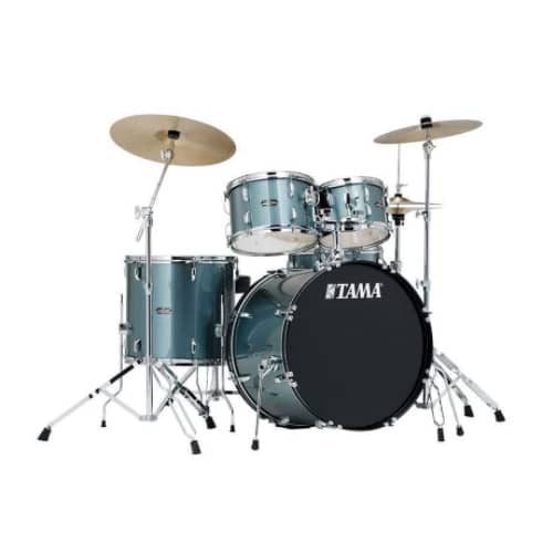 SG52KH5 - Charcoal Silver Stagestar 5-Piece Drumset with 22 inch Bass Drum